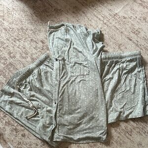 Lucky Brand Sage Green Pajama Set